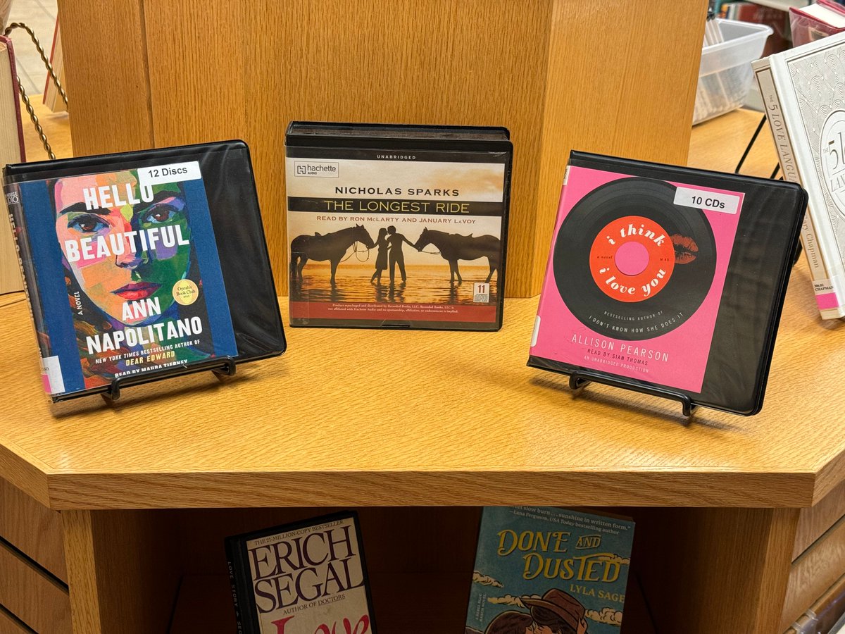 With Valentine's Day right around the corner on February 14, we are in the month of love and romance. We have created a display complete with romantic music, romantic movies, romance novels new and classic, and some nonfiction titles about love and romance. #allyouneedislove