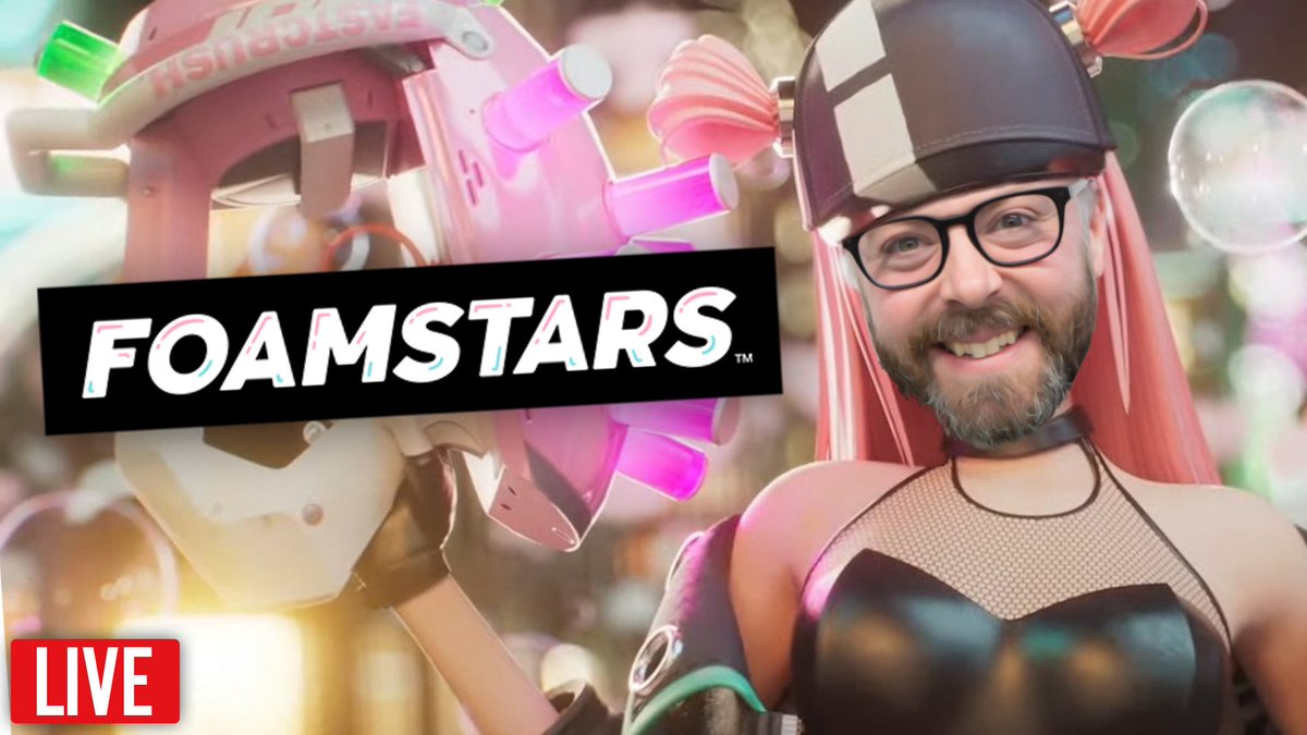 GameOverGreggy's tweet photo. It's time to pop some bubbles in #FOAMSTARS!

LIVE NOW:
Twitch & YouTube /KindaFunnyGames

@foamstarsgame #Sponsored