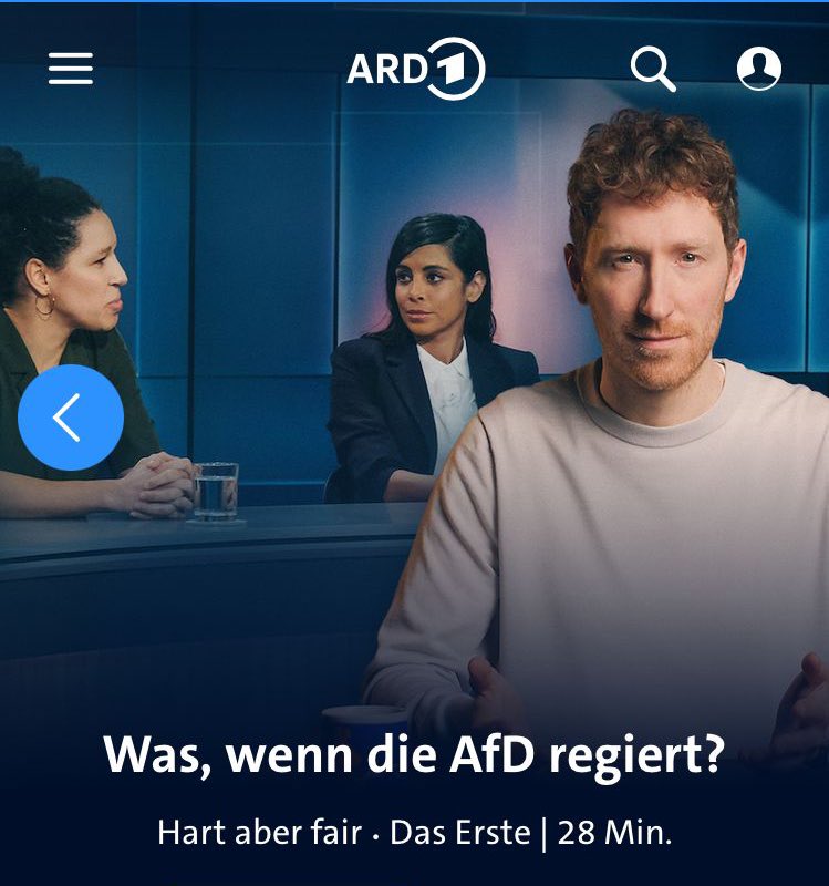 AfD in Talkshows einladen? Warum, wir uns gestern dafür entschieden haben: ardmediathek.de/video/hart-abe…