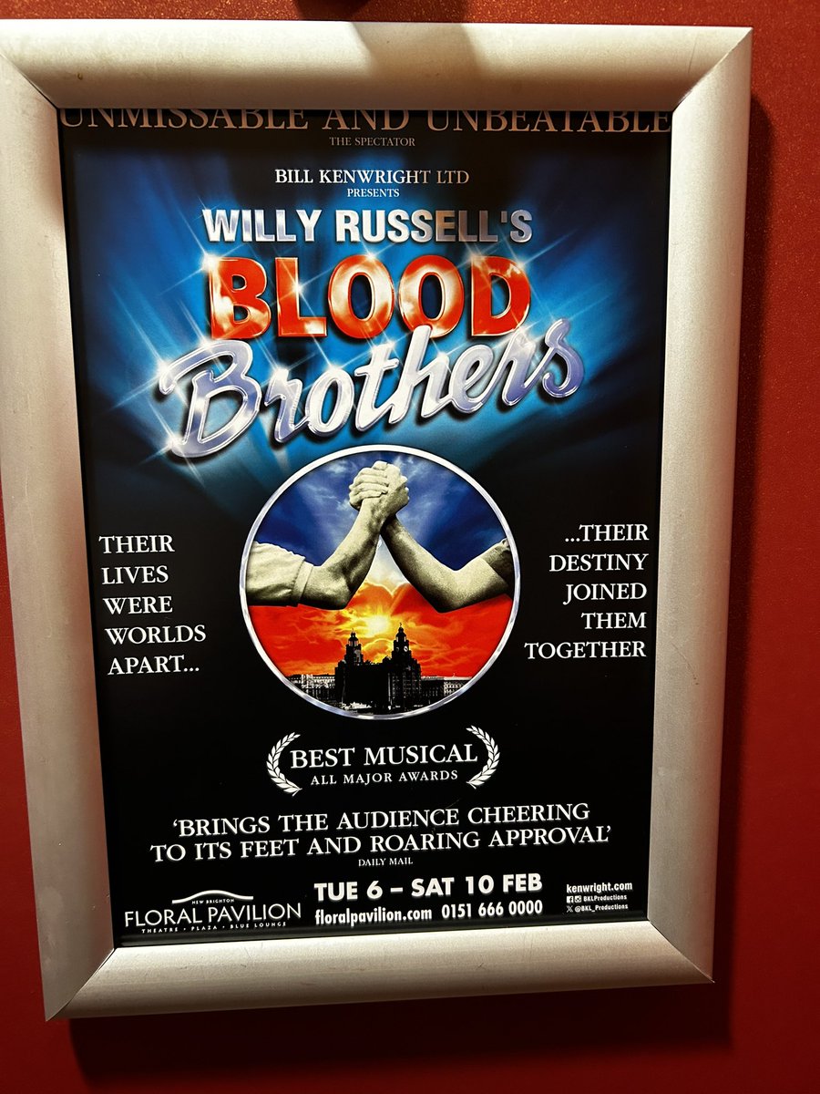 Excited for #BloodBrothers  @FloralPavilion