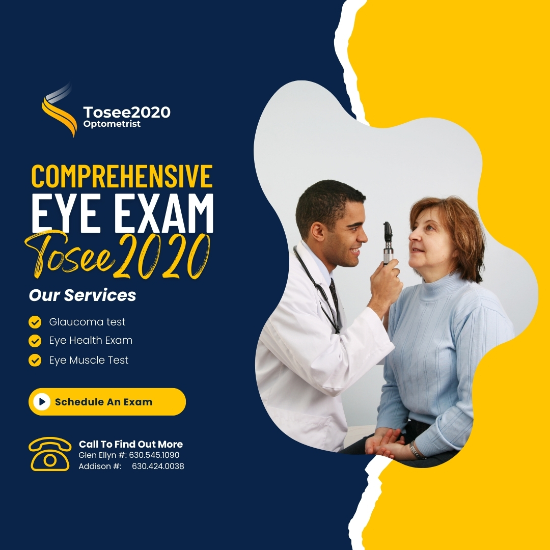 tosee2020's tweet image. 👁️ Brighten up your vision and prioritize your eye health with a Comprehensive Eye Exam at Tosee2020 Optometrist in Addison!
#EyeHealth #AddisonOptometry #Tosee2020 🌟👓

Learn More at : tosee2020.net/services/compr…