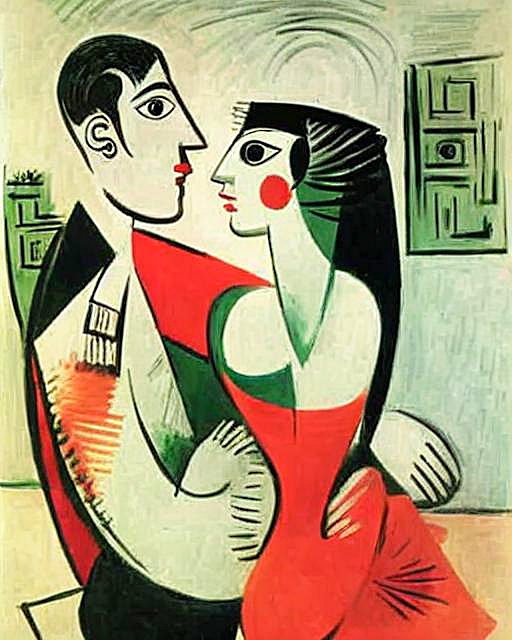 NinoArtCripto's tweet photo. _

Picasso By AI 39

Prompt: The romance, painted by Picasso

SERIES: @PicassoByAI

=> https://t.co/Z7NqQ6ora8

#Cryptoart #NFTart #AIart #AI #NFT #NFTcollector #NFTpolygon #PolygonCommunity #Polygon #Matic https://t.co/P2UXXHJrPG