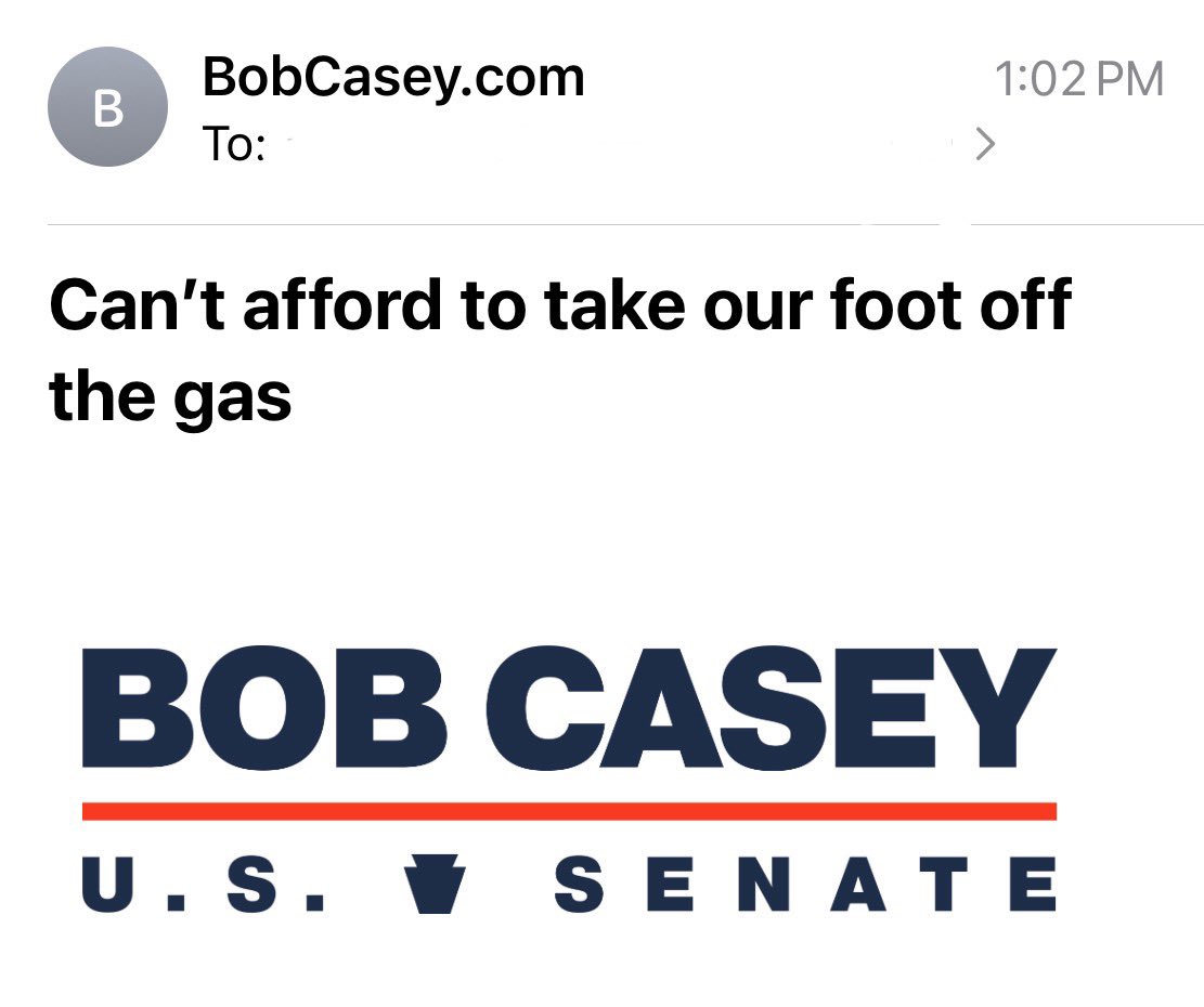 TeamMcCormickPA's tweet photo. Thanks to Bob Casey's anti-energy policies we're all running on empty. https://t.co/8rpPs1lfTB
