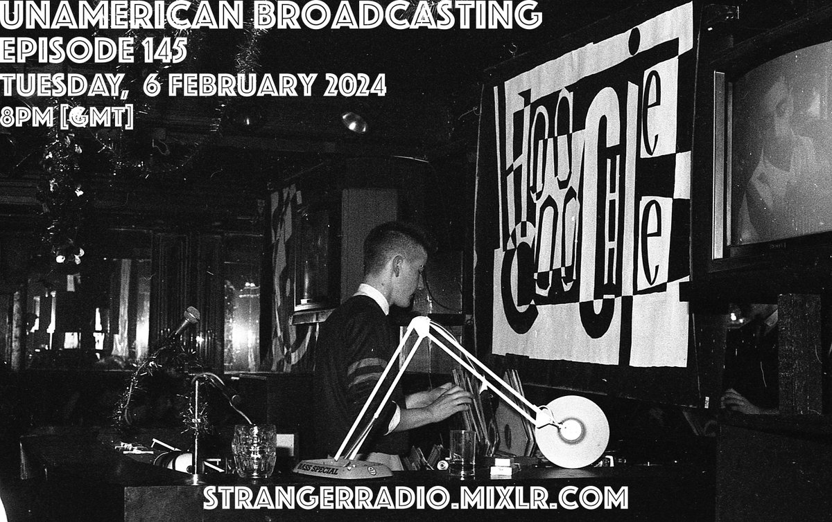 The doors of the Hooch are re-opening for two hours (& a wee bit) of the finest floor fillers this side of Tollcross... Only on UNAMERICAN BROADCASTING via strangerradio.mixlr.com at 8PM @GCPunkNewWave @NewWaveAndPunk @NDB66 @fullstack65 @ViveLeRock1 @lapsedvinylgod1