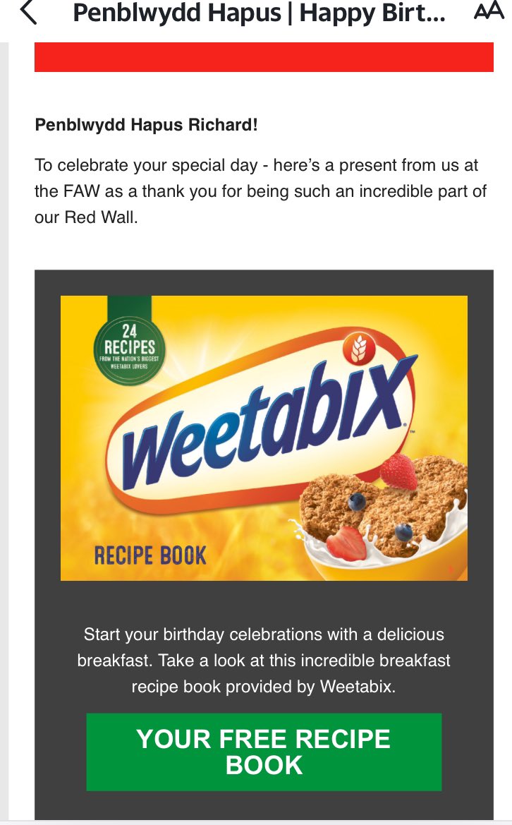 RunningGrump's tweet image. Thanks @FAWales and @NoelMooney13. Best birthday gift ever!!! 😂 #redwall 🏴󠁧󠁢󠁷󠁬󠁳󠁿