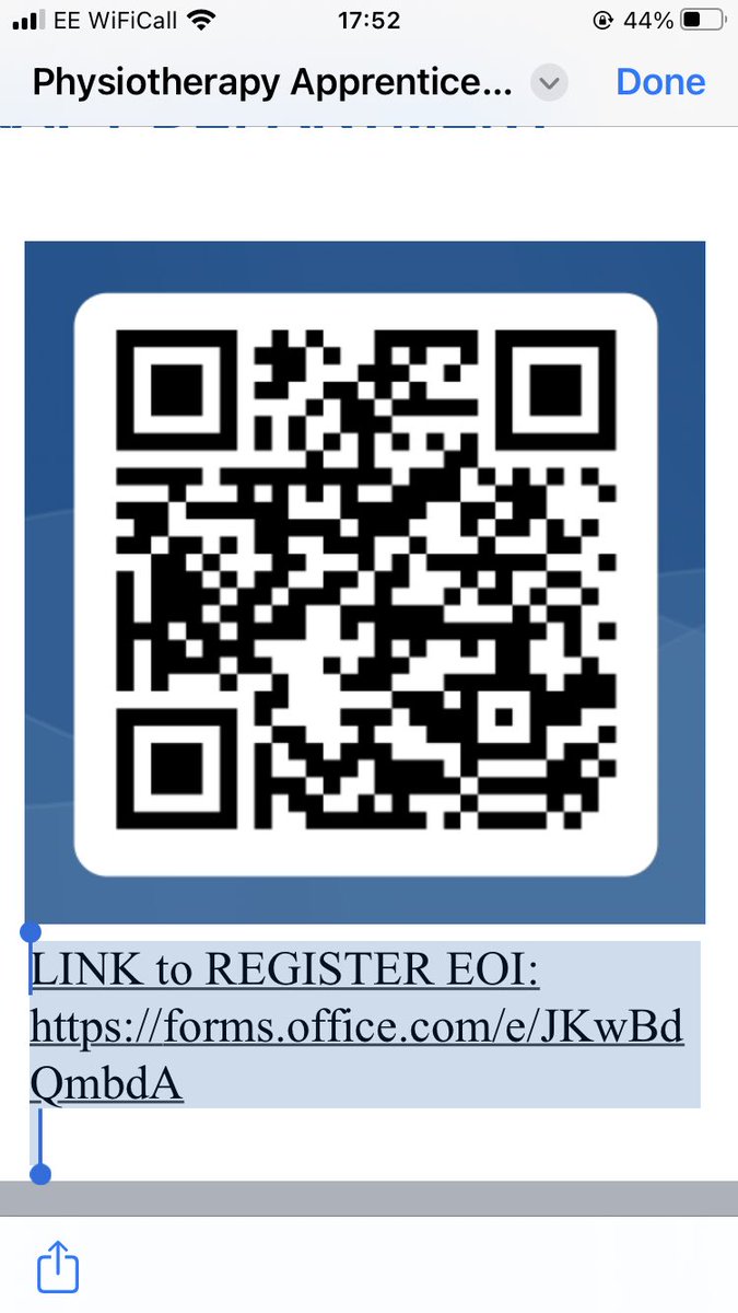 New and exciting physio apprenticeship opportunities at <a href="/NCICNHS/">North Cumbria Integrated Care NHS Foundation Trust</a> with <a href="/uclanphysio/">@uclanphysio</a> for more info use the QR code to book a place on our open day happening 27th feb 2024 at the west cumberland hospital
#growourown #investinginourlocalcommunities