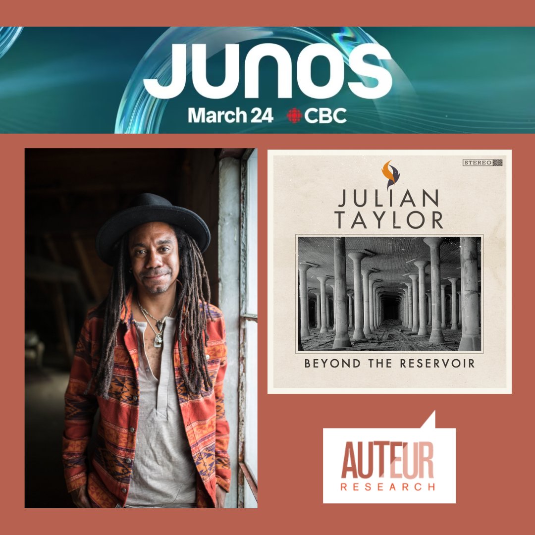 Auteur Research (@auteurresearch) on Twitter photo Congratulations <a href="/jtaylorband/">Julian Taylor</a>! 'Beyond the Reservoir' is nominated for Contemporary roots album of the year <a href="/TheJUNOAwards/">The JUNO Awards</a>. Read more <a href="/CBC/">CBC</a>: cbc.ca/music/junos/ju… Congratulations <a href="/jtaylorband/">Julian Taylor</a>! 'Beyond the Reservoir' is nominated for Contemporary roots album of the year <a href="/TheJUNOAwards/">The JUNO Awards</a>. Read more <a href="/CBC/">CBC</a>: cbc.ca/music/junos/ju…