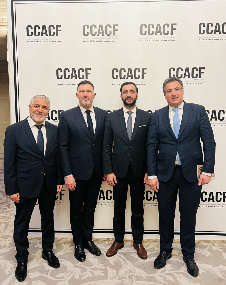 iacovellixavier's tweet photo. Honoré d'avoir été invité au 3eme dîner annuel du Conseil de Coordination des Assyro-Chaldéen de France @CCACF_FRANCE 

👉 Une soirée sous le signe de la place des chrétiens d’Orient dans une région en ébullition depuis le 7 octobre. https://t.co/tiEz2hC1HC