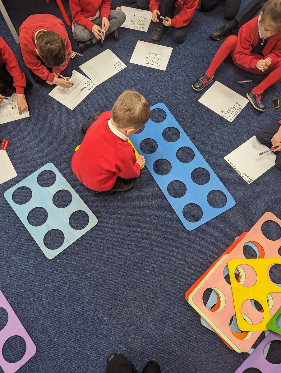 ArchibaldFirst's tweet photo. "If I know... What else do I know?" A question Y1 gave a great deal of thought to in maths this morning and guess what? It turns out that they know a lot! We investigated what happens when you add ten to a number & spotted patterns in our calculations! Super work Y1! #AFSmaths https://t.co/0Ew8UZZ049
