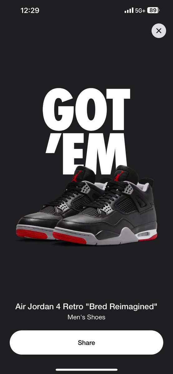 CharlesNewble's tweet photo. @SnkrsStock Finally!! https://t.co/kVc0VNj7Nl