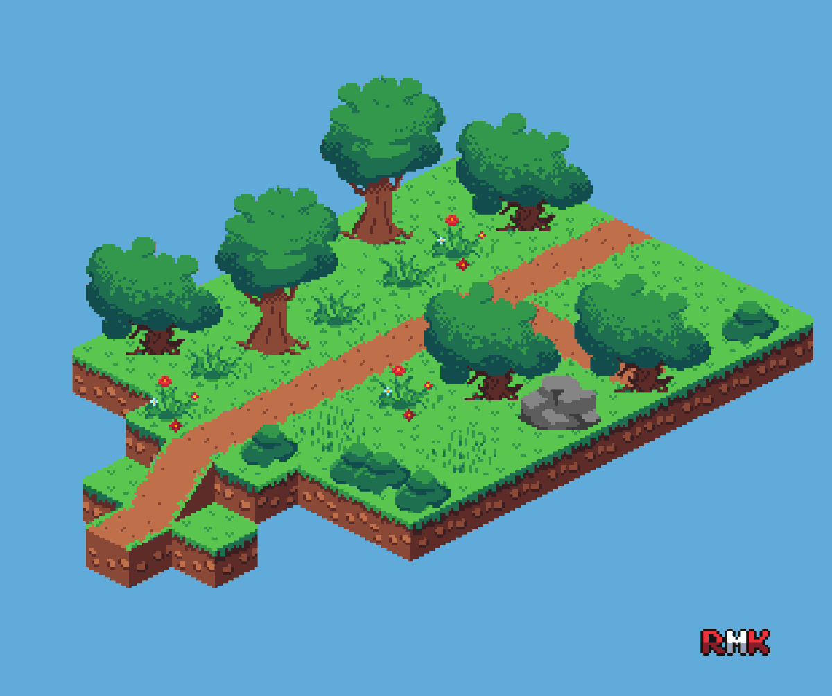 REIDOSMONKEY's tweet photo. Isometric tileset

#pixelart #ドット絵 #gamedev #Pixel__Artist #gameart #aseprite https://t.co/TB4JxcFwa8