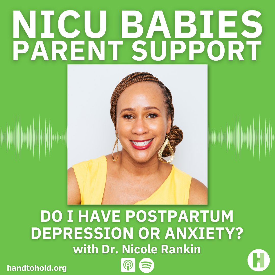 It's here! Season 6 of the NICU Babies, Parent Support podcast kicks off with a discussion about #postpartumdepression & anxiety w/@drnicolerankins, OB/GYN & host of the All About Pregnancy & Birth Podcast. Listen wherever you get your podcasts or at handtohold.org/podcasts