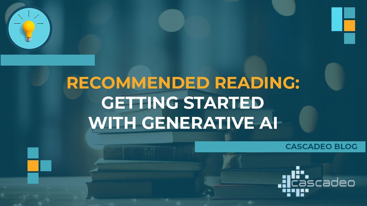 Are you hoping to learn more about generative AI, but unsure where to start? Let the experts at Cascadeo guide you in our new blog series, Recommended Reading. This month, we're starting at the beginning. Join us!

buff.ly/3SPD5Je

#GenAI #AIExperts #RecommendedReading