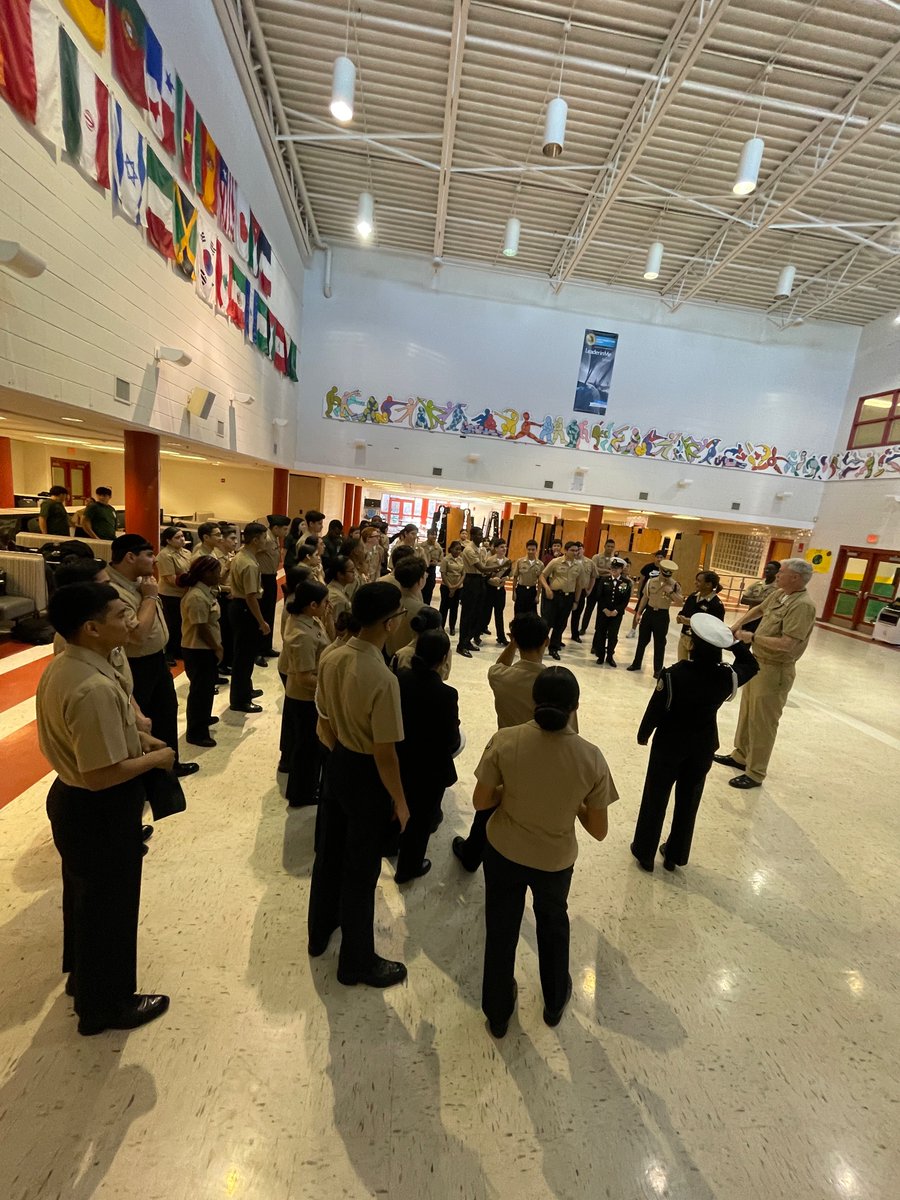 JFKAcademies's tweet image. Congrats to NJORTC on their Company formation this afternoon! We’ll see you Thursday for Admitted Students Night at 7pm