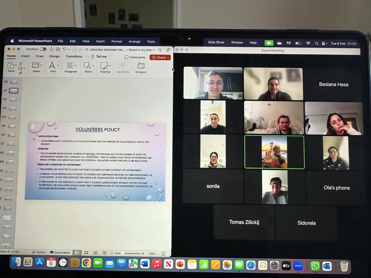 ShpresaPrograme's tweet photo. Day 3 of our volunteering training @ShpresaPrograme.Today, we delved into our policies & procedures, ensuring we’re equipped to make a positive impact in our community. Grateful for this opportunity to learn &serve! 🌟 #ShpresaProgramme
#VolunteerTraining
#CommunityImpact https://t.co/5ySI7j1PvH