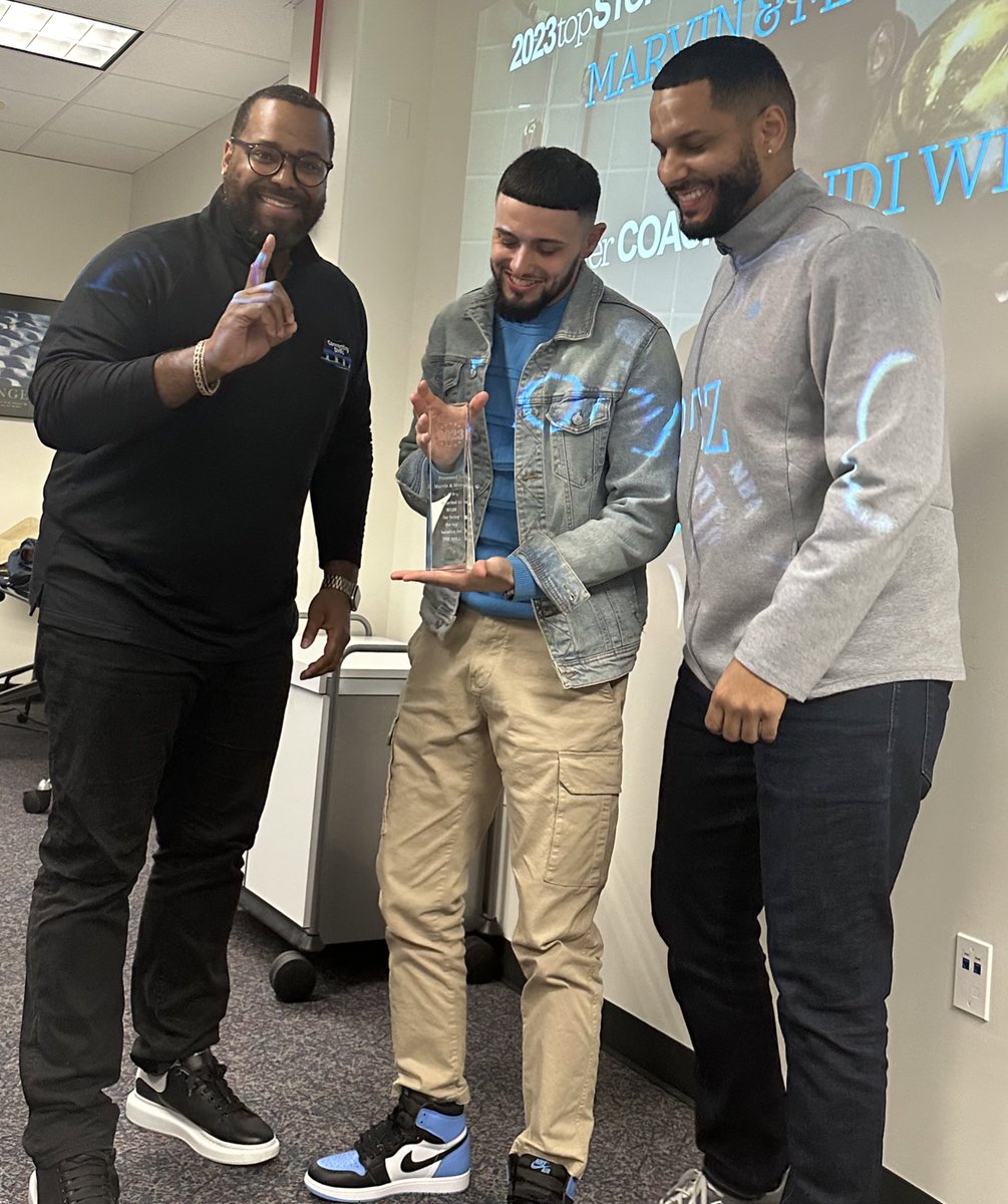 Mike Lamb (@mike_v_lamb) on Twitter photo Some special hardware comes with being the best of the best for an entire year‼️
<a href="/TelecomMarvin/">Marvin Lopez</a> & <a href="/MarcosM226/">Marcos Miranda</a> of the Willow Grove Mall grin ear to ear accepting the trophy for #1 location in 2023
& <a href="/ASMindiaW/">India Wiggins</a> is our top ASM for the 2023
Congrats to these amazing leaders‼️ Some special hardware comes with being the best of the best for an entire year‼️
<a href="/TelecomMarvin/">Marvin Lopez</a> & <a href="/MarcosM226/">Marcos Miranda</a> of the Willow Grove Mall grin ear to ear accepting the trophy for #1 location in 2023
& <a href="/ASMindiaW/">India Wiggins</a> is our top ASM for the 2023
Congrats to these amazing leaders‼️