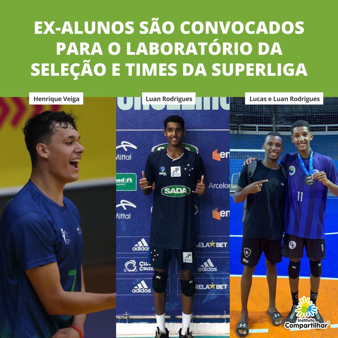 Compartilhar's tweet photo. Notícia boa para o Compartilhar e para o vôlei brasileiro! 🥳

Confira a notícia em nosso Instagram: https://t.co/Fz1dQ9vyud https://t.co/s8Nuqsl1bN