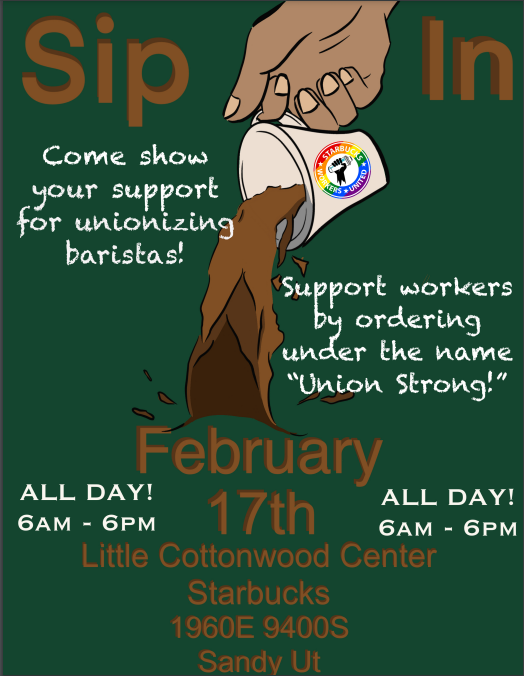 Starbucks Workers United Utah tweet media