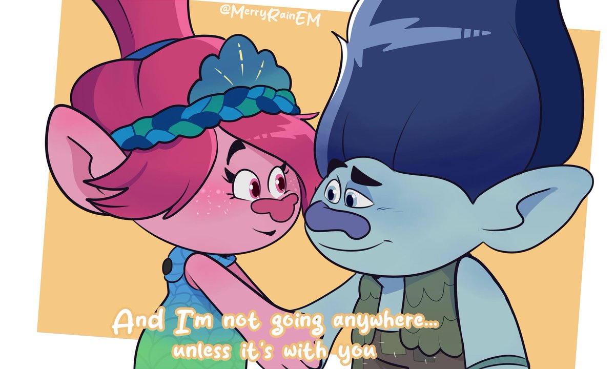 MerryRainEM's tweet photo. "No iré a ningún lado... a no ser que sea contigo." ✨️
La Ship #Broppy 🩷✖️🩵
#BittyB
#Branch #Brozone #branchfanart #Trollsbranch #trollspoppy #poppy #poppyxbranch #trolls #Trollsdance #Trolls3 #TrollsBandTogether #trollsfanart https://t.co/R0MRiIQBTF