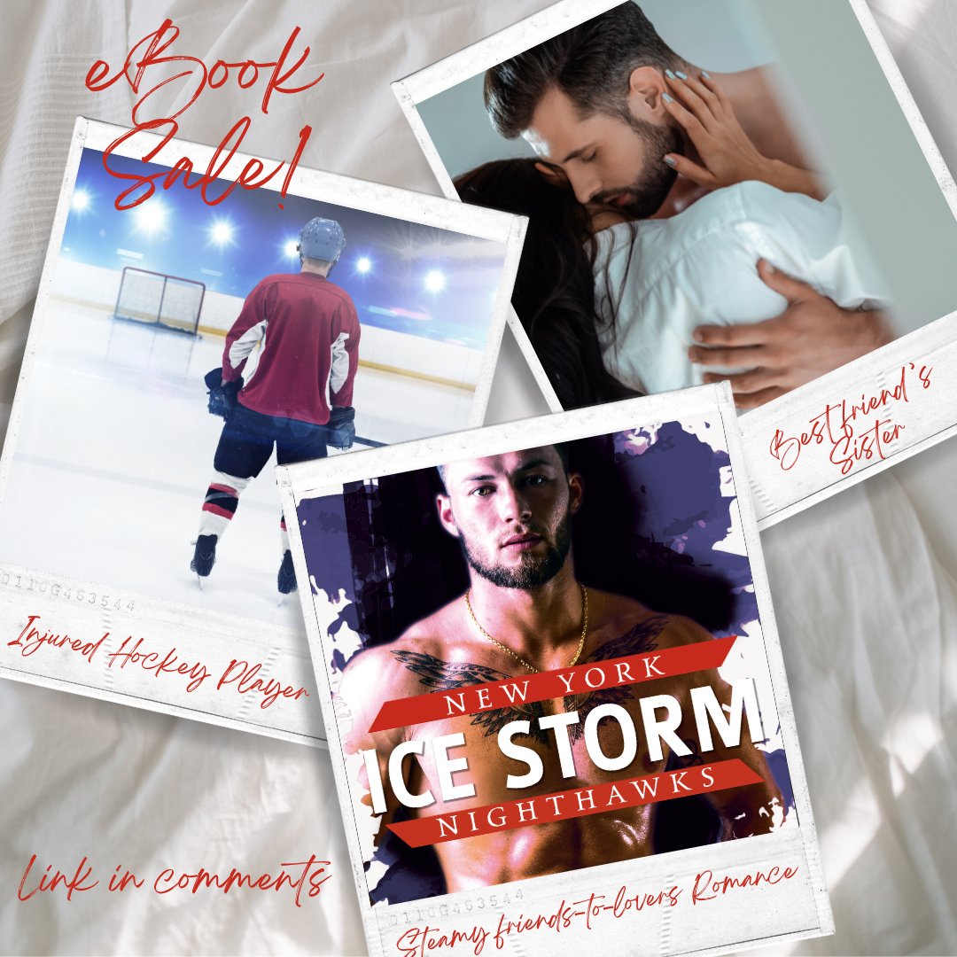 Do you love books? Do you love sales? How about when books are on sale? Grab Ice Storm now! ❤️
#Steamyromance #hockeyromance #friendstolovers #fakerelationship #injuredhockeyplayer #bestfriendssister / #brothersbestfriendromance