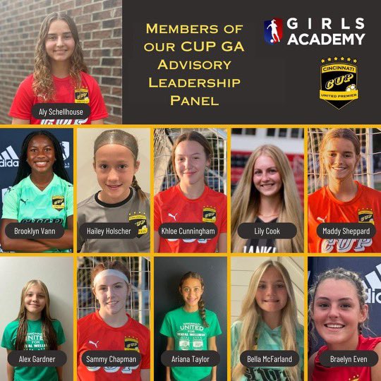 CUPGirlsAcademy's tweet image. In our club, our player’s voices are heard. Their thoughts, ideas and opinions matter!