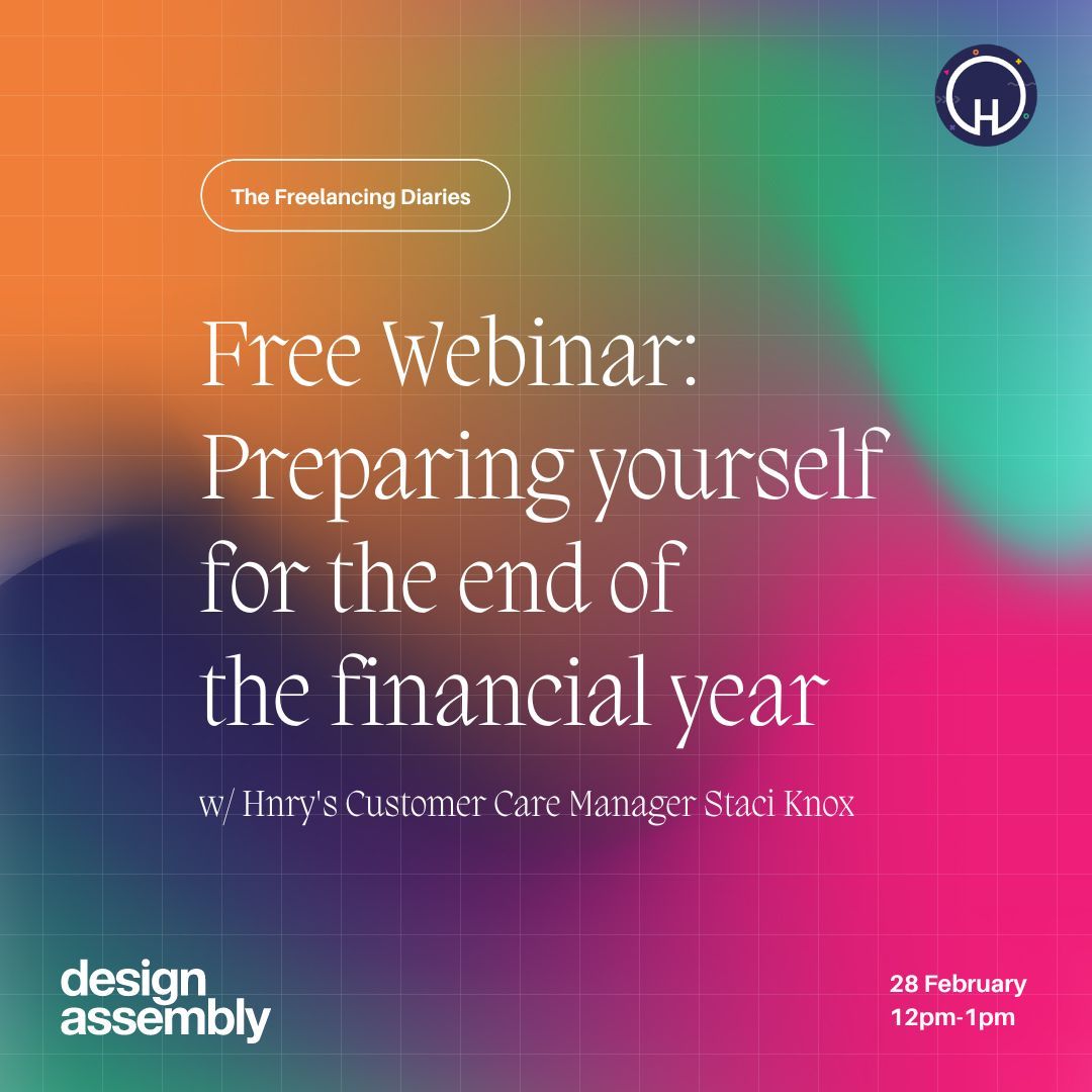 It’s that time of the year again! No, not just tax season but the time where we team up with our friends over at <a href="/hnry_nz/">Hnry - New Zealand</a> to share some very timely tips for our freelancing and self-employed creative community.  – buff.ly/3HNDllM