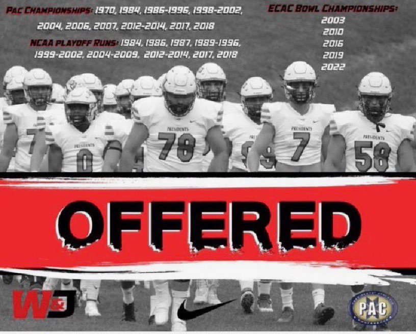 Jaden Duckett (@itznotducky) on Twitter photo I am blessed and honored to receive an offer from Washington and Jefferson College!! <a href="/Coach_Sirianni/">Coach Mike Sirianni</a> <a href="/CoachPhilBobich/">Phil Bobich</a> <a href="/usofootball/">USOUPREPFOOTBALL</a> <a href="/Dooderzs3/">🤐</a> <a href="/PaFBRecruits/">Pennsylvania Football Recruiting</a> <a href="/PAPrepsRivals/">PA Preps</a> <a href="/WJFootball/">W&J Football</a> I am blessed and honored to receive an offer from Washington and Jefferson College!! <a href="/Coach_Sirianni/">Coach Mike Sirianni</a> <a href="/CoachPhilBobich/">Phil Bobich</a> <a href="/usofootball/">USOUPREPFOOTBALL</a> <a href="/Dooderzs3/">🤐</a> <a href="/PaFBRecruits/">Pennsylvania Football Recruiting</a> <a href="/PAPrepsRivals/">PA Preps</a> <a href="/WJFootball/">W&J Football</a>