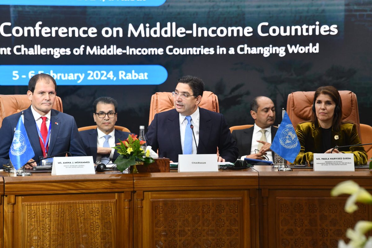 PNUDMaroc's tweet image. 🔍 The #RabatCalltoAction represents a roadmap for the development of #MICs, adopted today at #MICConference2024. Highlighting innovative financing, enhanced cooperation, and sustainable strategies, this declaration sets a new course towards achieving the SDGs for #MICs. 🤝