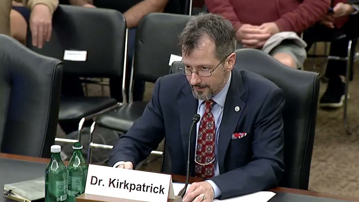 Former UFO boss: Pentagon needs to be less secretive

Sean Kirkpatrick says the Defense Department would have benefited from engaging with the public on unknown aircraft.

“There was a very strong concern to engage in the public discourse as often as I thought we needed to,”