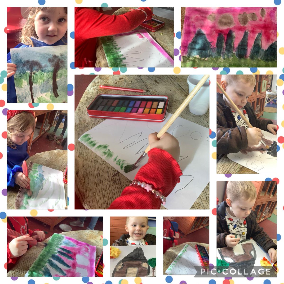 Children in Meitherin have been learning about the local area and made fantastic artwork using different techniques, i.e., paint, collages, and clay modelling, based on the local landscapes. @garntegprimary @sattewell95 @ZAlly95 @Miss_Mitchell20