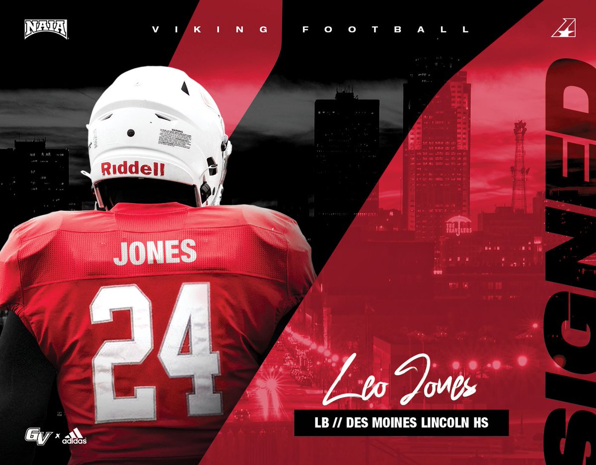 SIGNED ‼️

Welcome <a href="/leojones41/">leo jones</a> to the Viking Football Family! 

Highlights: hudl.com/video/3/159777…

#3D