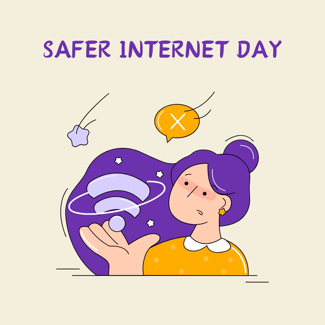 TeenHelp's tweet image. For Safer Internet Day, here are a few tips to help you stay safe online:
- Use strong, unique passwords.
- Be cautious of scams and suspicious links.
- Think before you share personal information.
- Treat others with kindness and respect.
- Share positive and reliable content.