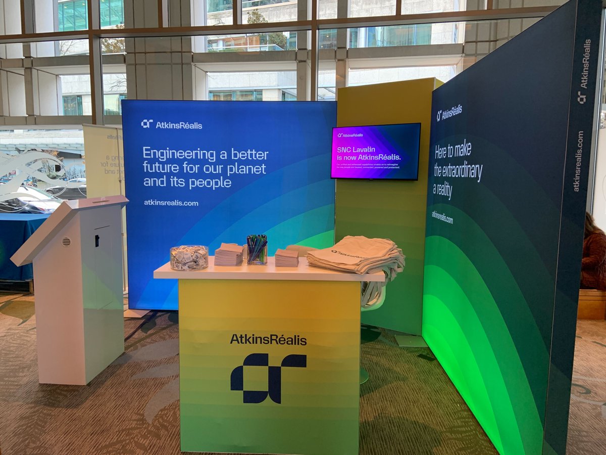 Don't forget to check out our sponsor booths at CityAge Vancouver: The Urban Zero Challenge! Check out what @atkinsrealis, @FLOevchargingCA, @icomera, @myVCC, and more have to share. #buildthefuture