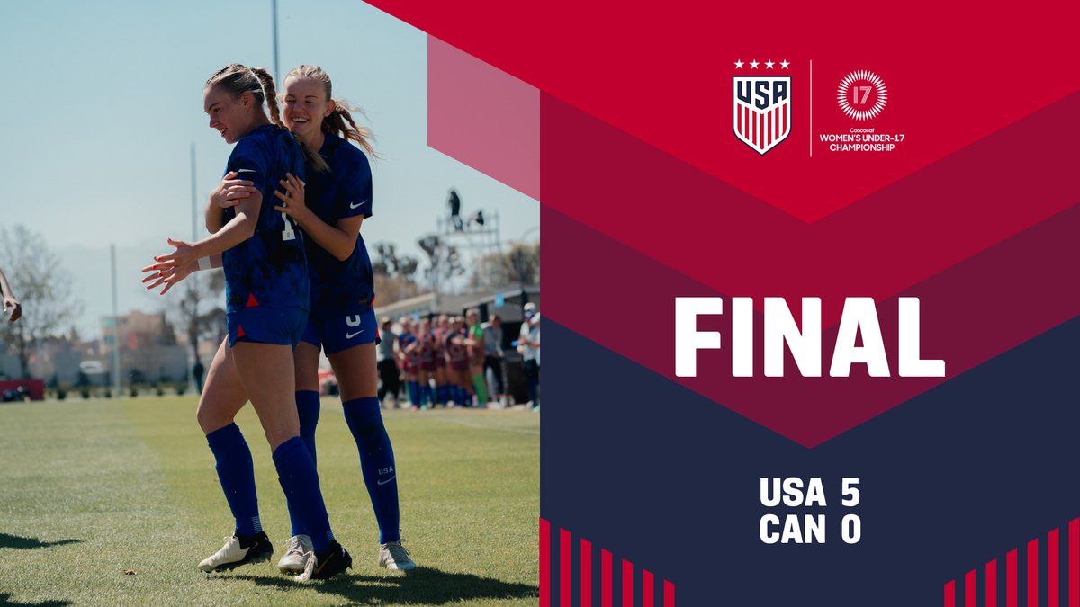 Top of Group B! We’ll take on Haiti in the semifinals on Feb. 9 at noon on FS2 #U17WYNT #CU17W