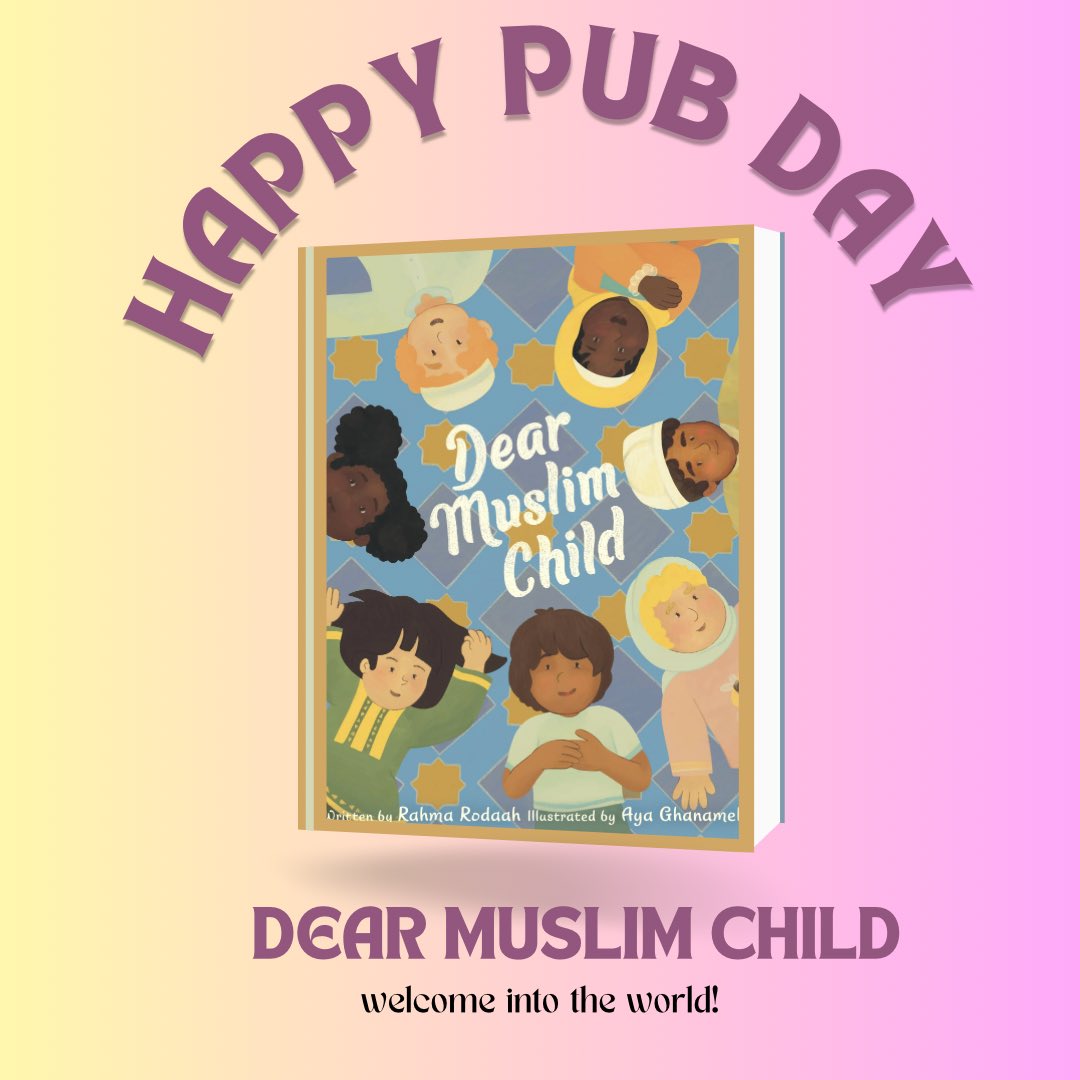 Happy pub day Dear Muslim Child this moment has been almost 4 years in the making. 

Thank you to  <a href="/ABBalzer/">Alessandra Balzer</a> <a href="/hilary_mcmahon/">Hilary McMahon</a> <a href="/ayaghanameh/">aya</a>  for your role in bringing this book into the world! 

<a href="/HarperCollinsCa/">HarperCollinsCa</a> <a href="/HarperChildrens/">HarperKids</a>