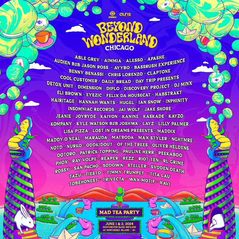 AurisPresents's tweet photo. ON SALE NOW 🐇✨Don't be late for a very important date for Beyond Wonderland Chicago on June 1st + June 2nd with Kaskade, REZZ, Svdden Death, &amp; more! 

Buy your 2-Day passes now → https://t.co/CzZ4DQ4Vsy