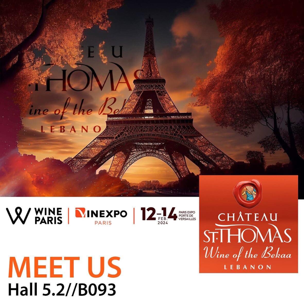 jotouma's tweet photo. @ChateauStThomas in Wine Paris @vinexposium See you there 🍷🍷 https://t.co/KziC7cO21L