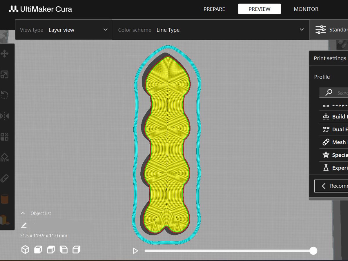 filamentalPW's tweet image. The first layer on my newest project looks a little...interesting. 😐 #3DPrinting #FirstLayerProblems