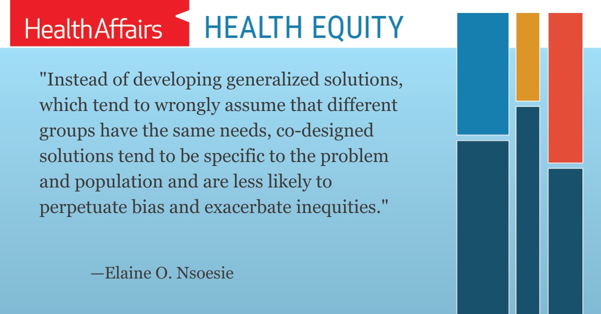 Health_Affairs's tweet photo. Black History Month | We're highlighting influential Black voices in health equity and policy. In an Aug 2023 Forefront article, Elaine O. Nsoesie discusses using internet sources to address pre-hospital diagnostic delay for specific conditions: https://t.co/TkPfM38qtX https://t.co/UvLhhTutrV