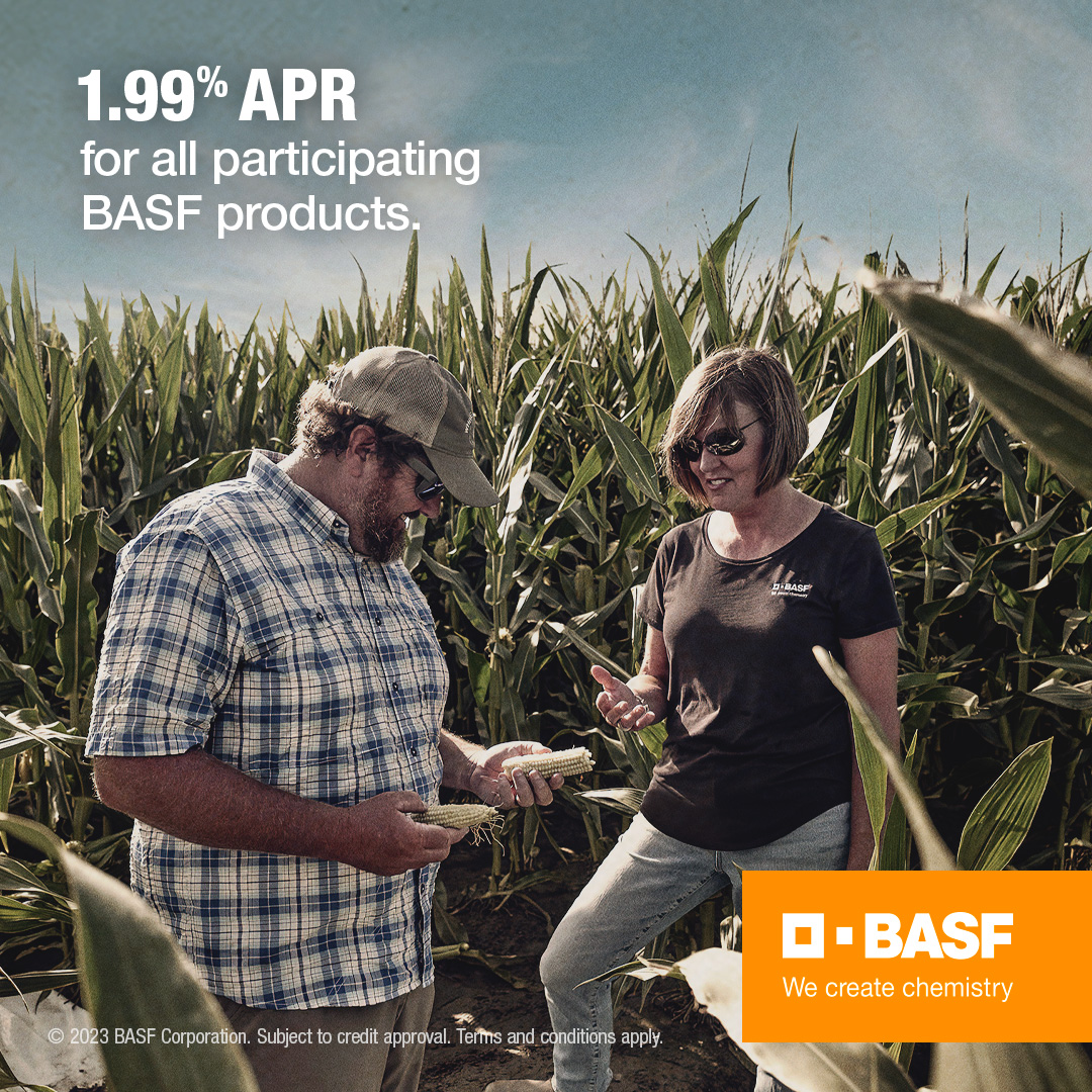 A rate to help you do the biggest job on earth. Get 1.99% when you enroll before March 15 with BASF Financing. bit.ly/3SxWVHA