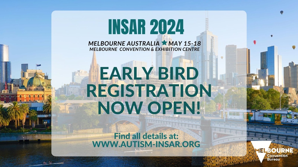 AutismINSAR's tweet photo. Early Bird registration is now open for #INSAR2024! View all the details and register here: https://t.co/IZquFsxVMb https://t.co/Ug1GGhjI8D