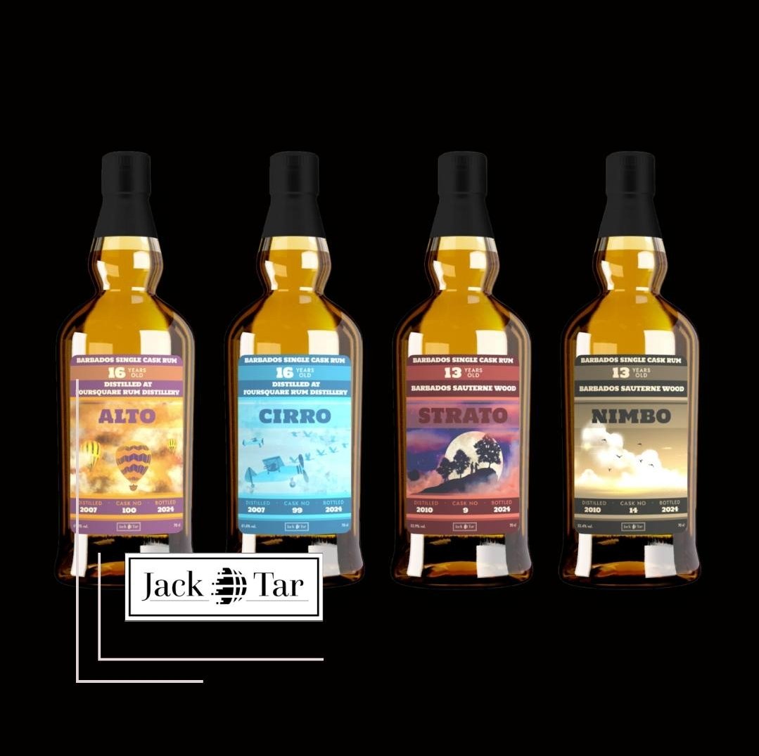 Jack_Tar_Hold's tweet photo. We're excited to announce the launch of a new Rum Series - #Clouds from #JackTarSpirits. The Series draws inspiration🙂↔️ from the beauty and sophistication of clouds☁️. 4 single cask are: #Cirro #Alto #Nimbo #Strato. https://t.co/N4X30X3lym