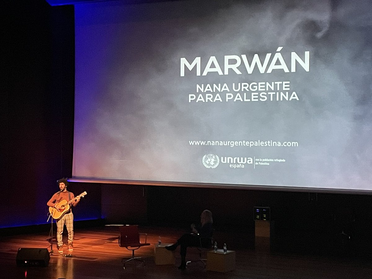 Gracias <a href="/Marwanmusica/">Marwán</a> por tu ‘Nana urgente para Palestina’ y por emocionarnos con tu voz y tu solidaridad ❤️