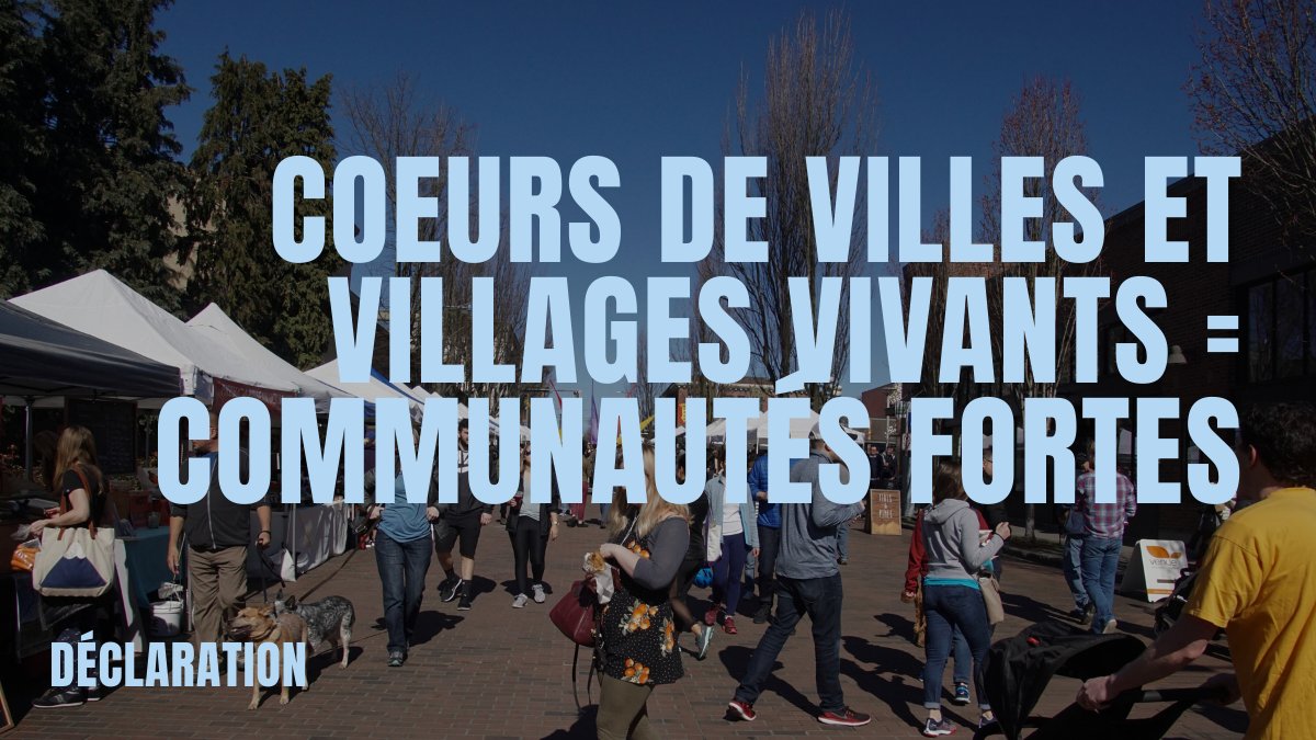 Sauvons nos centres-villes 📣

Plus de 30 organisations se réunissent ce 6 février pour demander une concrétisation de la promesse de 470 millions du gouvernement pour soutenir les cœurs de villes et villages. C’est le moment d’agir !

Déclaration 👉coeursdevillesetvillages.quebec/declaration-pl…