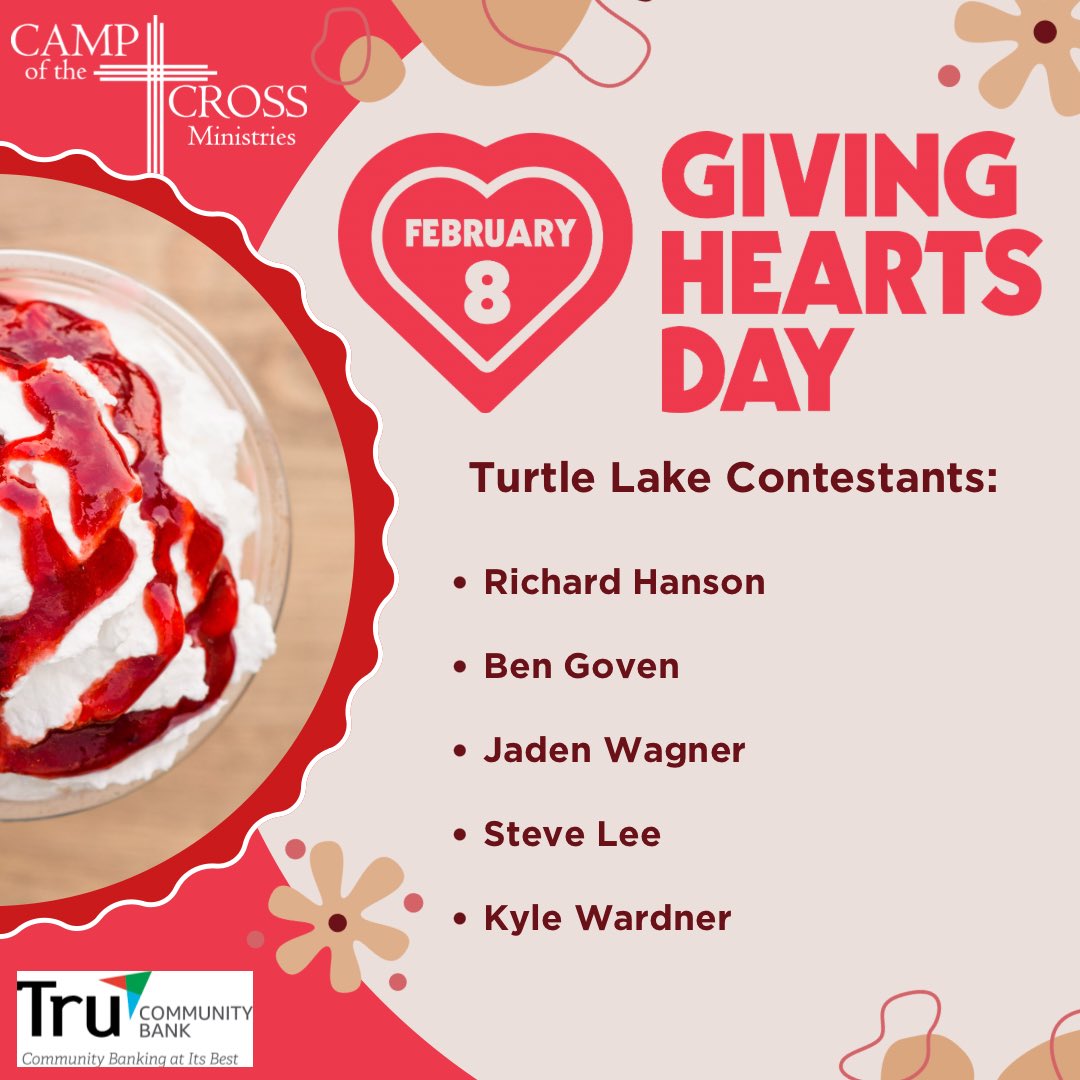 CampOfTheCross's tweet photo. Pies will be distributed on Thursday, February 8th @ 3:30 pm in the bank lobbies! https://t.co/ojW9KsplTZ