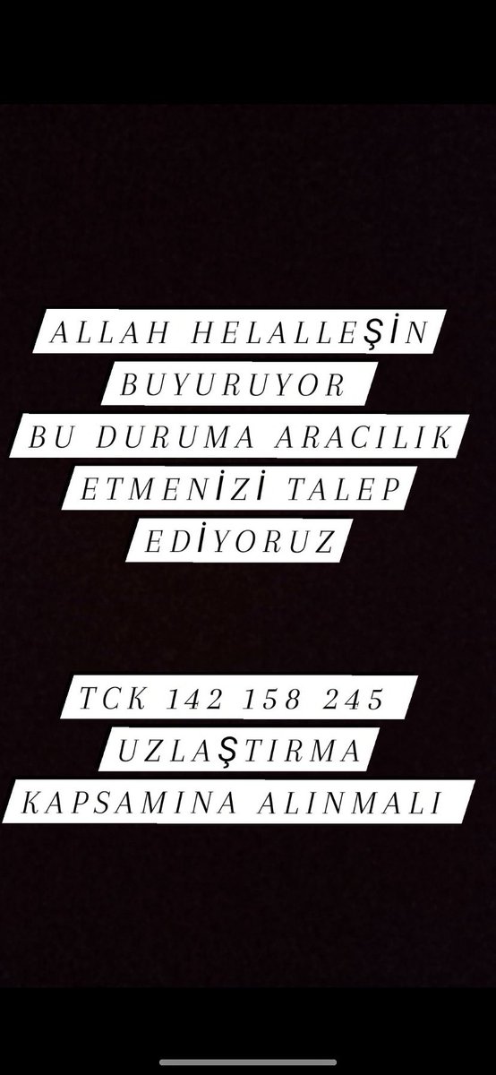 <a href="/AvOrhanKIRCALI/">Av. Orhan KIRCALI 🇹🇷</a> <a href="/RTErdogan/">Recep Tayyip Erdoğan</a> Uzlasma ve disiplin affi 8. Yargi paketine eklenmelidir