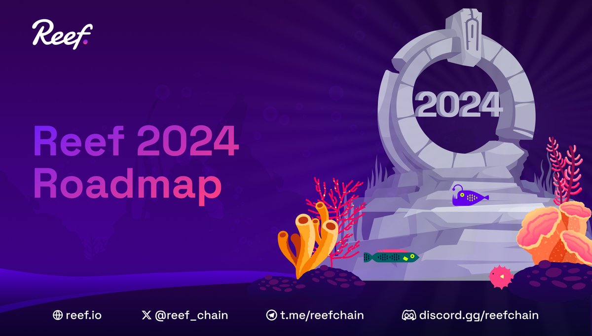 Reef_Chain's tweet image. 2023 was a year of building. 💻 2024 is a year of launching!

Today we are very happy to share our #Reef 2024 Roadmap!

Read now: blog.reef.io/presenting-the…

Join us for the journey ahead as we propel $Reef Chain to new heights thanks to our amazing partners, builders, and…