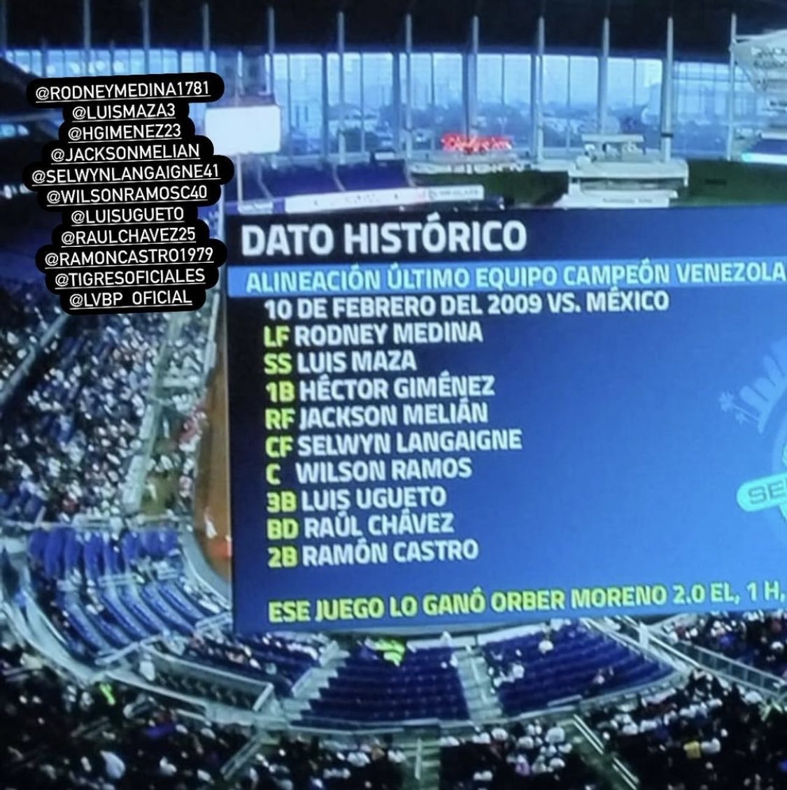 TigresdeAragua's tweet photo. Para seguir removiendo recuerdos tristes de un pasado muy alegre y victorioso coloco este post tomado de la cuenta @ramoncastro1979. https://t.co/TDrIVJ2x8Y
