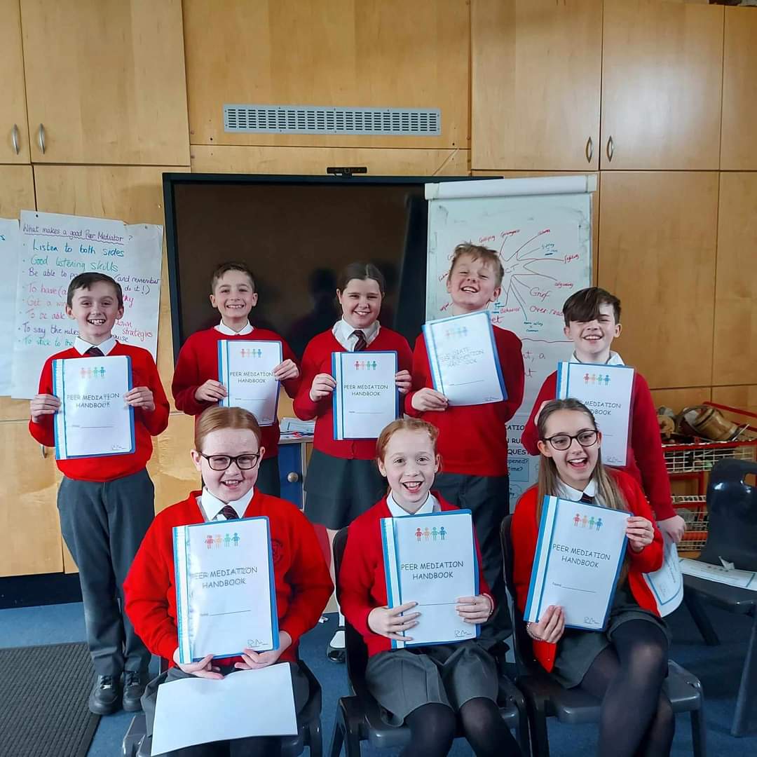 Very proud of our Peer Mediators who finished their training with @BehaviourM 👏