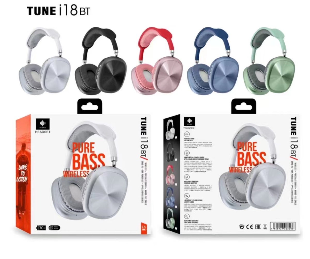 STTech11's tweet image. Pure Bass Wireless Headphones 🎧